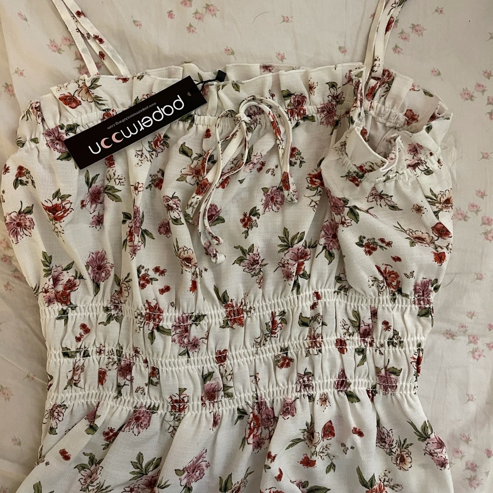 Floral tank top